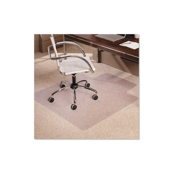 Es Robbins ESRobbins, MULTI-TASK SERIES ANCHORBAR CHAIR MAT FOR CARPET UP TO 0.38in, 45 X 53, CLEAR 128173 - main